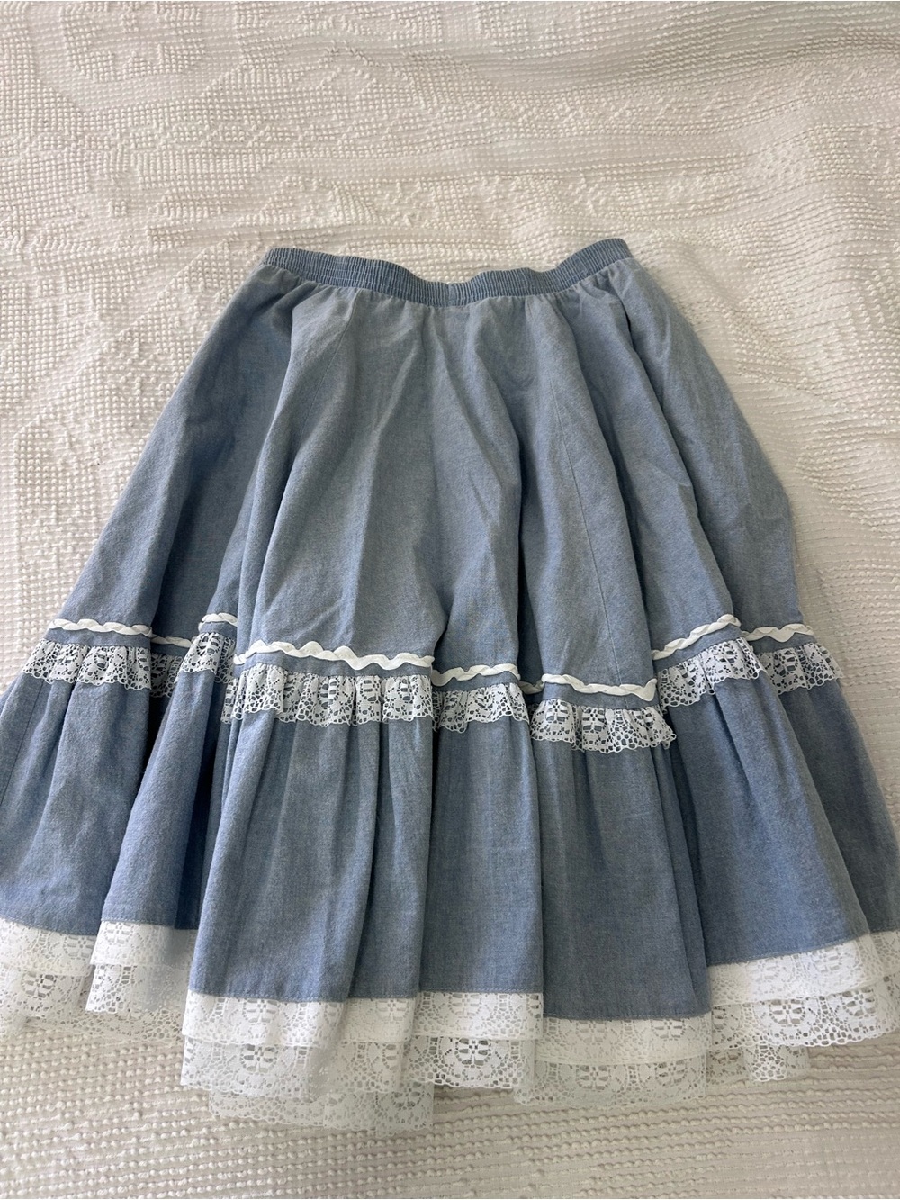 Vintage Ruffle circle skirt - Picture 2 of 8